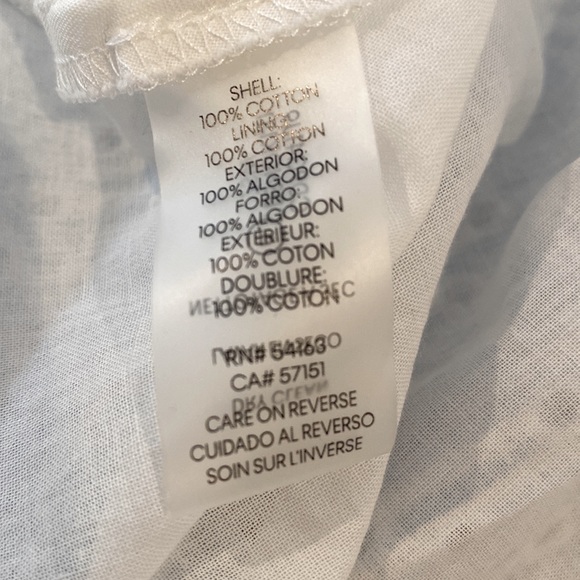 Calvin Klein Seersucker Dress with Embroidered Eyelet Cutout Circles Sz 4 - Picture 9 of 11